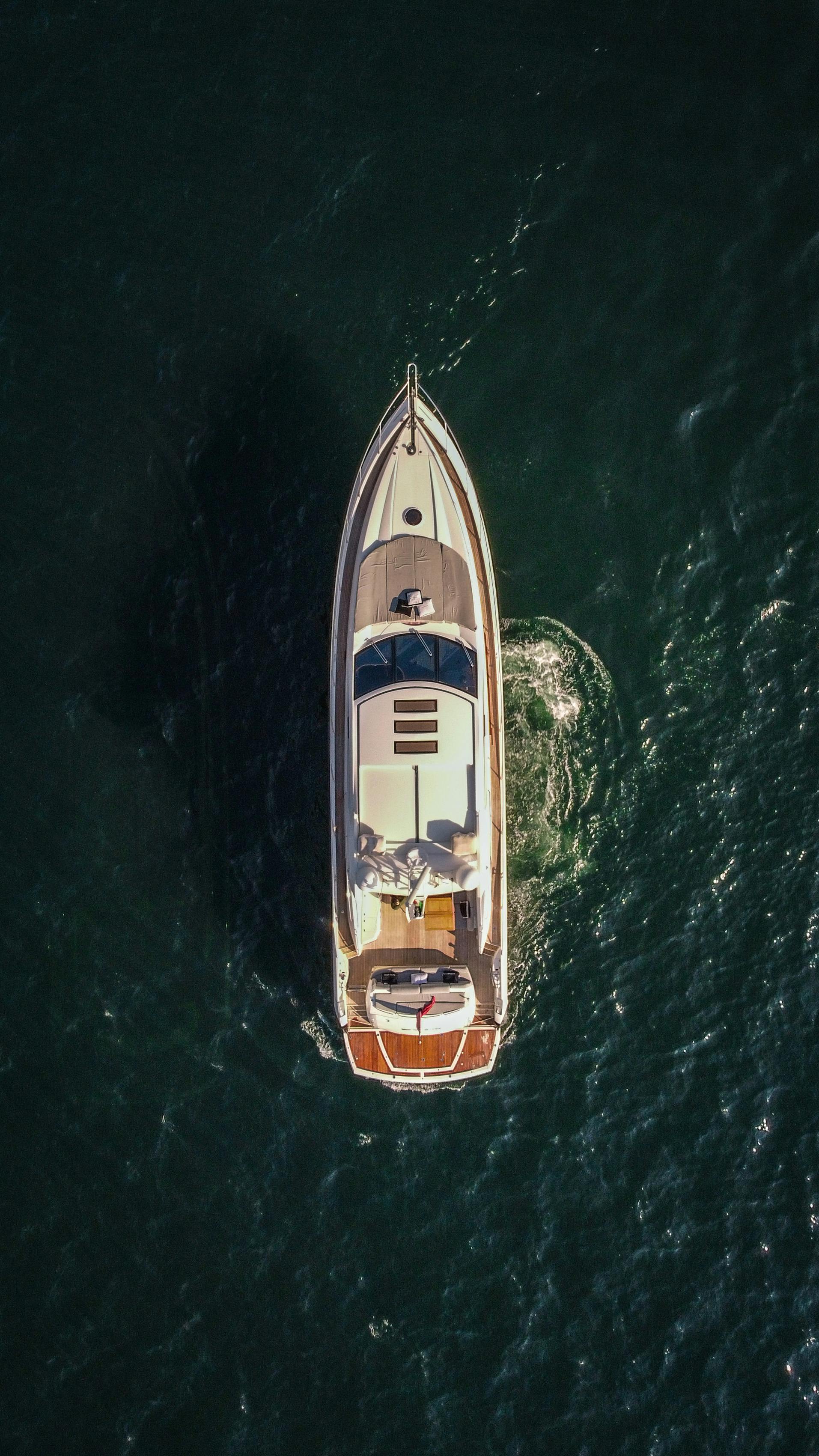 Aerial yacht view — Vessel Insurance
